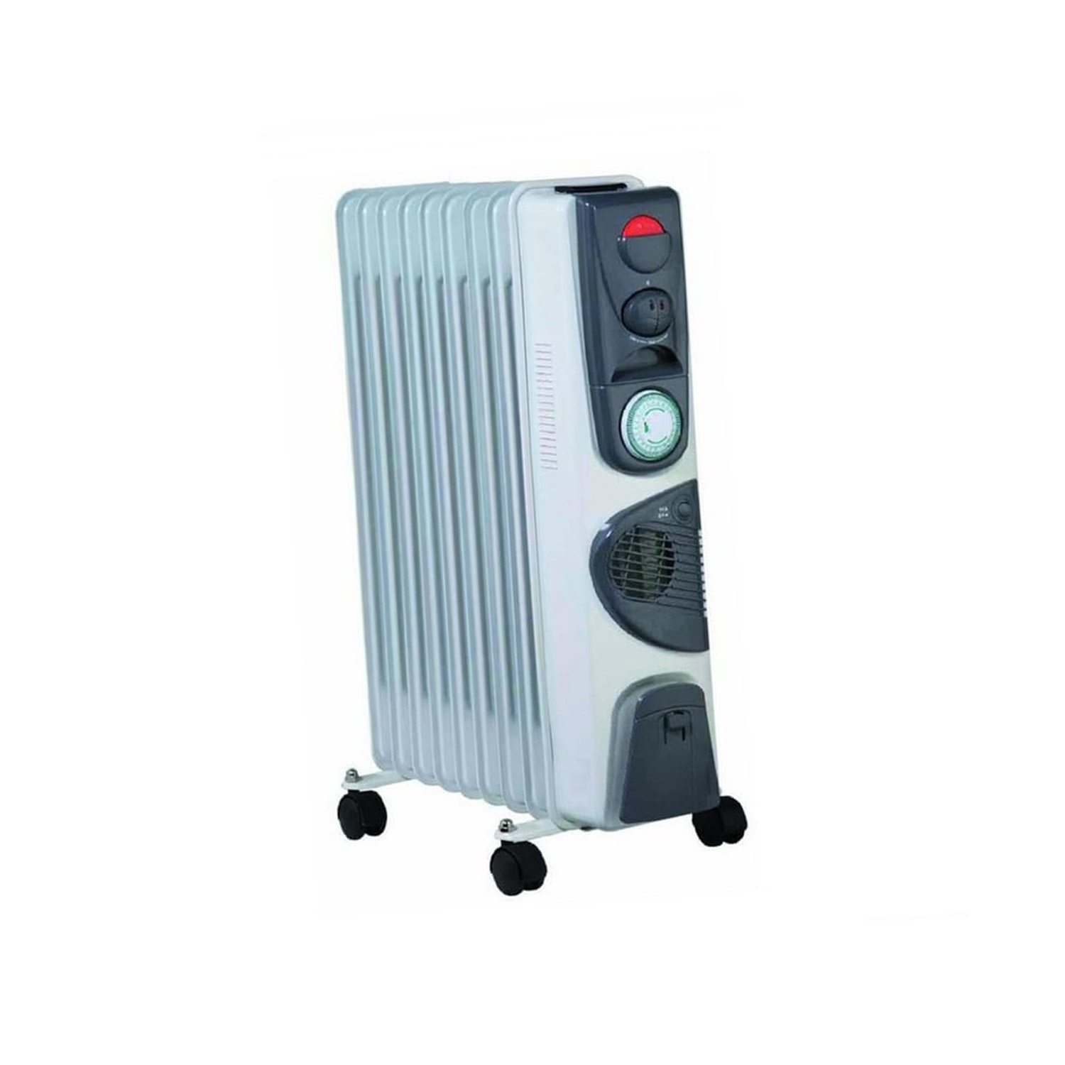 radiador de aceite, 9 elementos, capacidad eficiente de calefacción, ideal para calentar espacios pequeños y medianos.