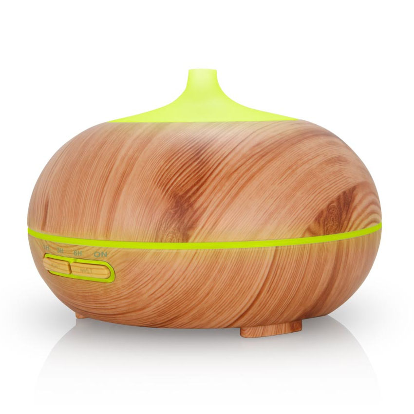 humidificador de aromaterpia 300ml 14W, ultrasónico de vapor frío, se detiene automáticamente 16,7 x 11,7 x 16,7 cm