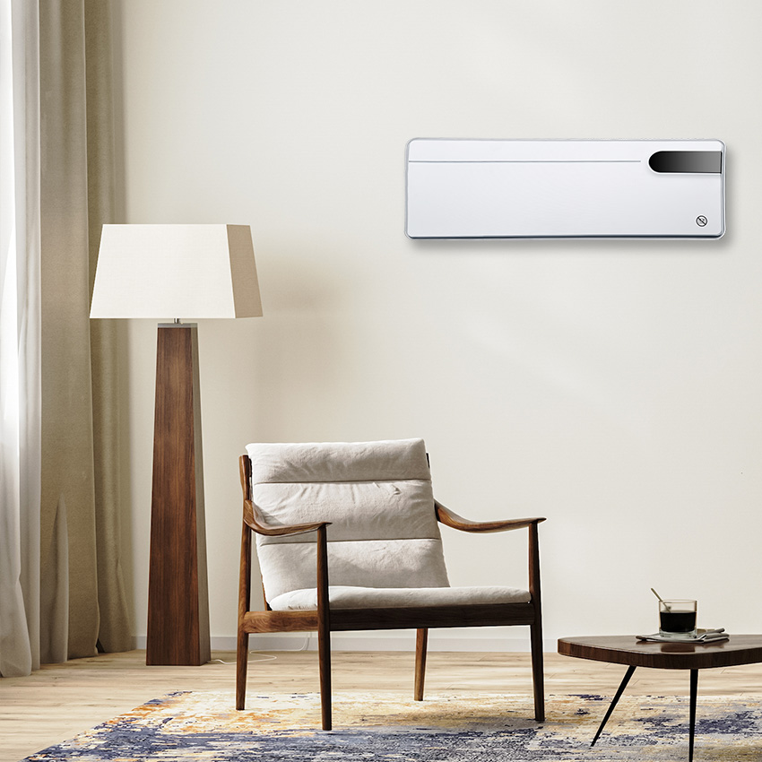 calefactor cerámico de pared split blanco, 2000w, programable