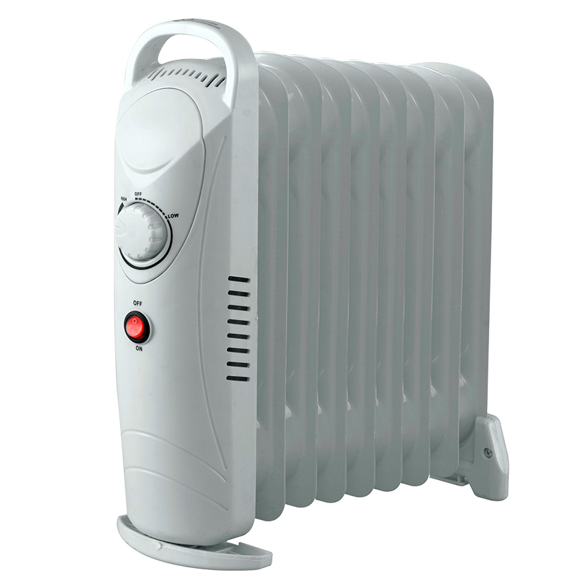 radiador de aceite 1000w, 13,5 x 37,5 x 31,5 cm, 7 elementos, protección sobrecalentamiento