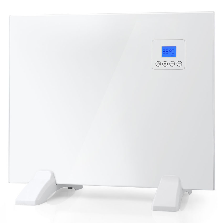 panel radiante blanco con mando a distancia, pantalla lcd, 500W